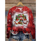 Women's Sweatshirt  Snowman Ugly Christmas Sportswear Funny