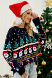 Christmas snowman thick sweater