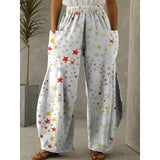 Women's Pants Trousers Bloomers Full Length Faux Linux