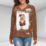 Christmas Top   Printed Elegant Long Sleeve Top