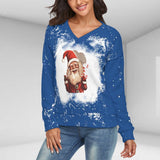 Christmas Top   Printed Elegant Long Sleeve Top