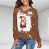 Christmas Top   Printed Elegant Long Sleeve Top