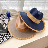 Raffia Jazz Hat Sunscreen Sunshade Straw Hat Versatile